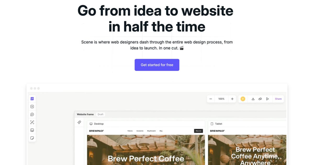 Free AI-Website Builder, Scene, Helps With the Worst Part of…