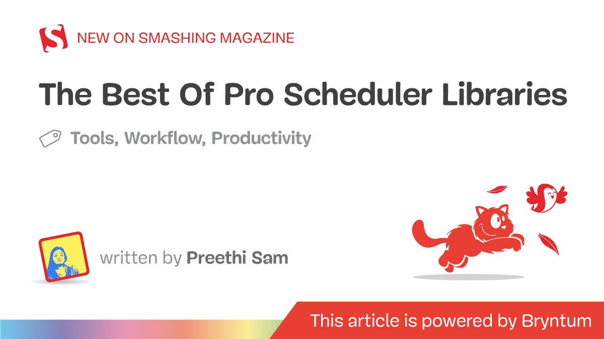 The Best Of Pro Scheduler Libraries — Smashing Magazine